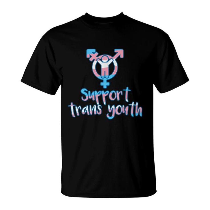 Support Trans Youth Protect Kids Lgbt Transgender Pride T-Shirt
