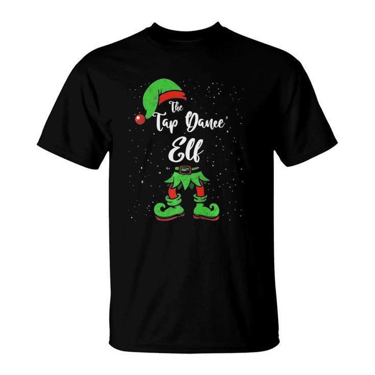 Tap Dance Elf Matching Family Christmas Pajama Costume  T-Shirt