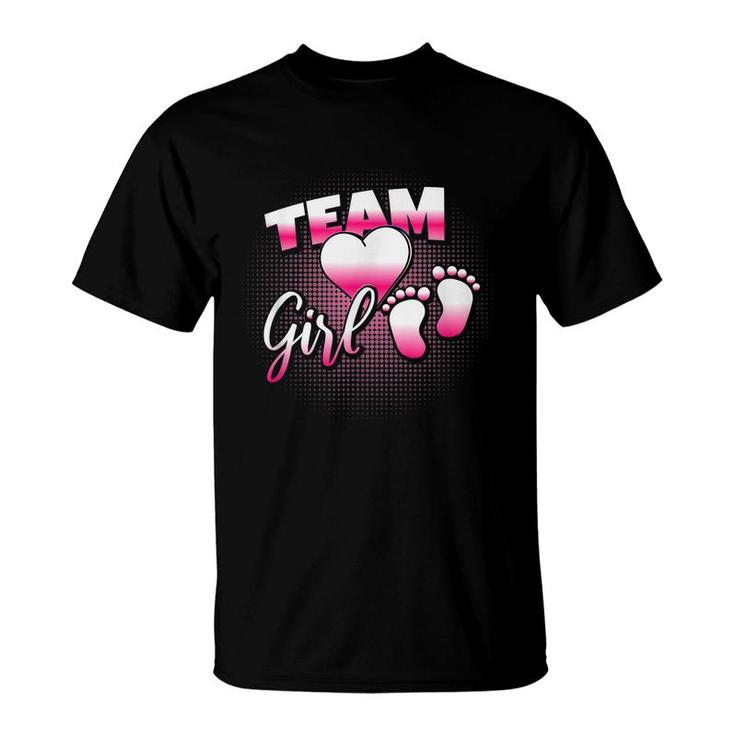 Team Girl Gender Reveal  Girls Support Gender Gift  T-Shirt