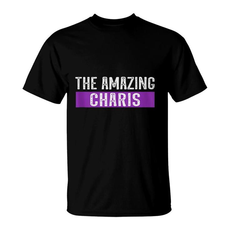 The Amazing Charis First Name Birthday  T-Shirt