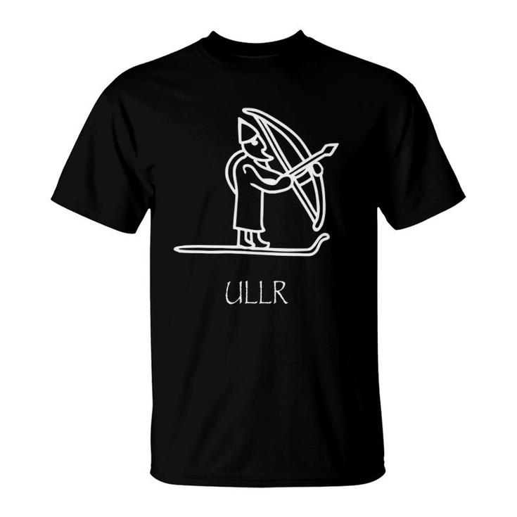 Ullr Norse Viking God Archery Hunting Ski Snow V2 T-shirt