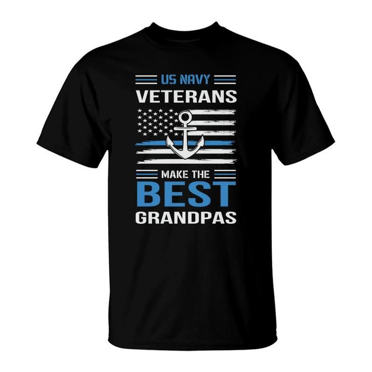 Us Navy Veteran 2022 Make The Best Grandpas T-Shirt