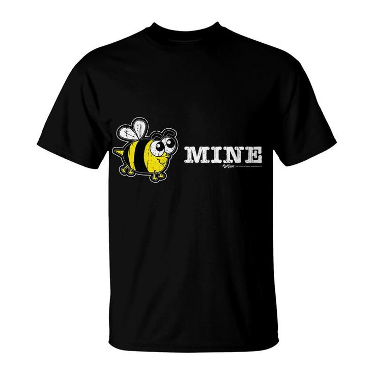 Vintage Bee Mine Valentines Day Novelty Gift T-Shirt
