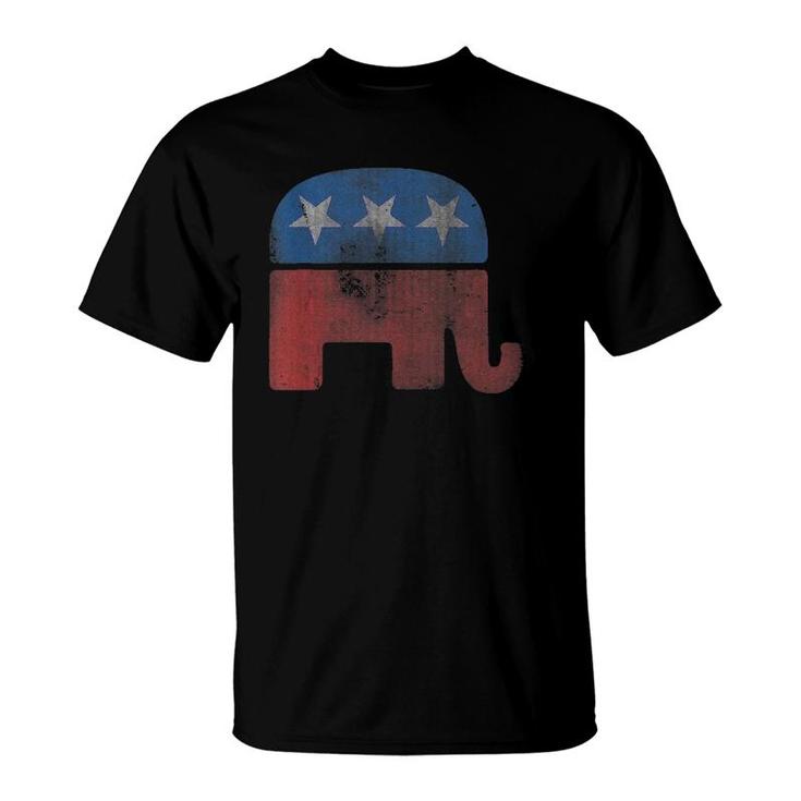 Vintage Republican Gop Elephant  T-Shirt
