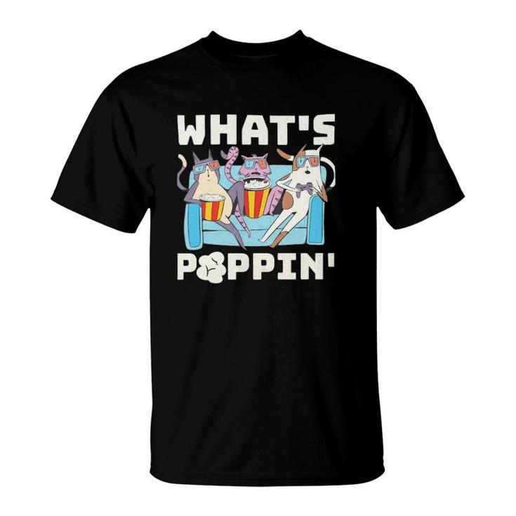 Whats Poppin Popcorn Popcorn T-shirt