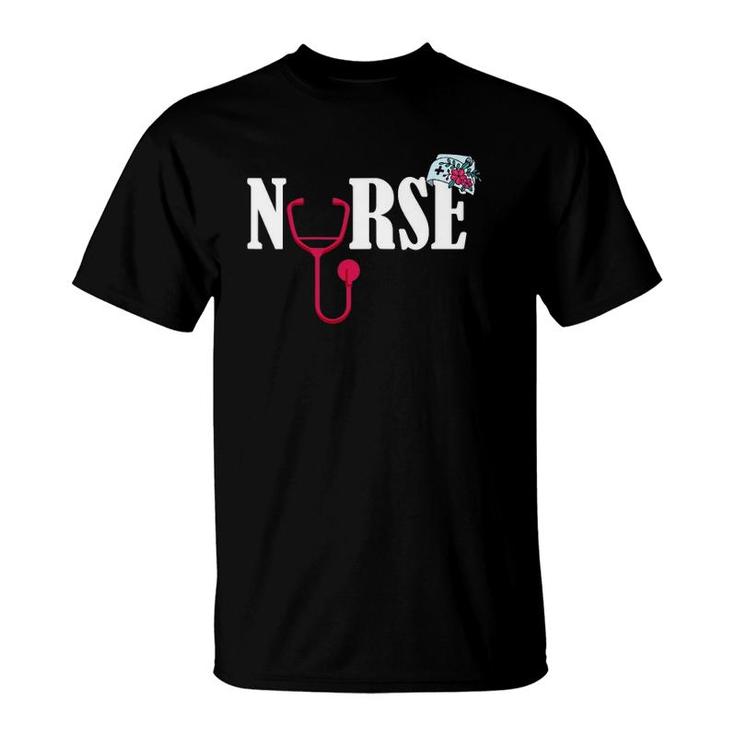 Womens Proud Nurse Cna Nursing Health Care Assistant Doctor Gift T-Shirt
