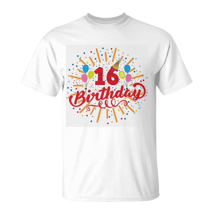 16Th Birthday 2006 White Graphics Hd T-Shirt