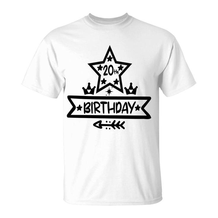 20Th Birthday Is An Importtant Milestone For People Were Born 2002 T-Shirt