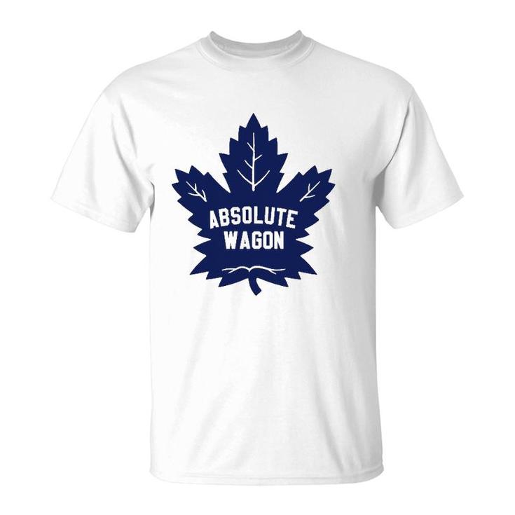 Absolute Wagon Maple Leaf Ice Hockey Lover T-Shirt