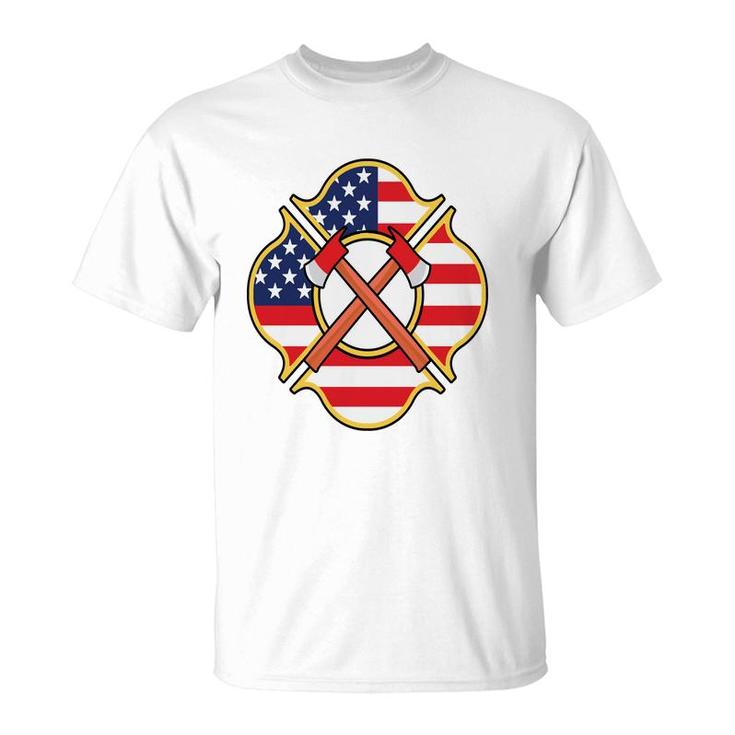 American Job Proud To Be A Firefighter T-Shirt