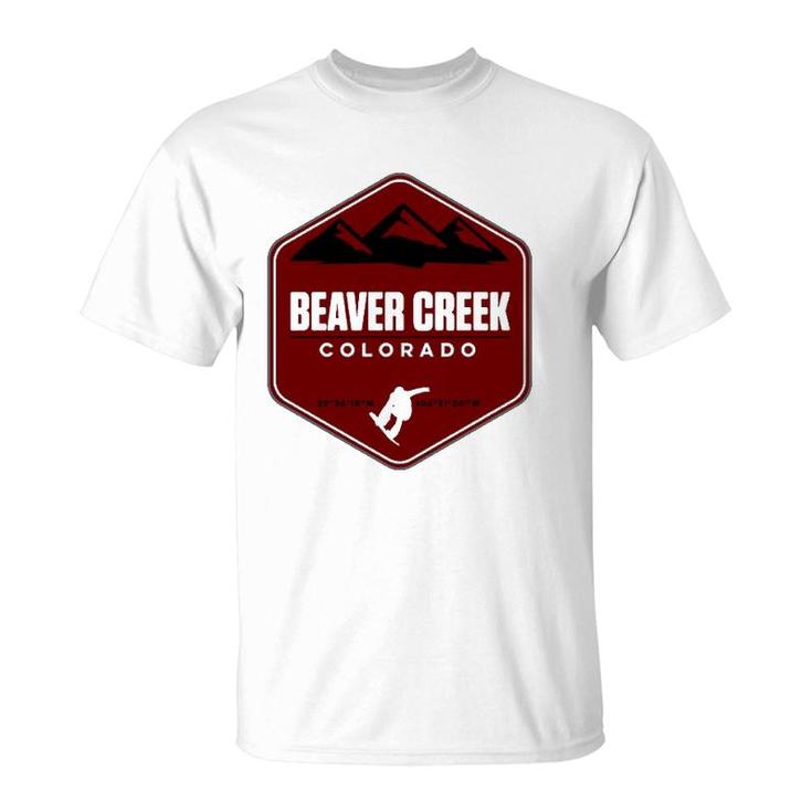 Beaver Creek Colorado Snowboard  T-Shirt