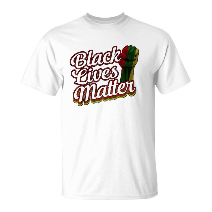 Black Lives Matter  Blm Black History Men Women Boys  T-Shirt