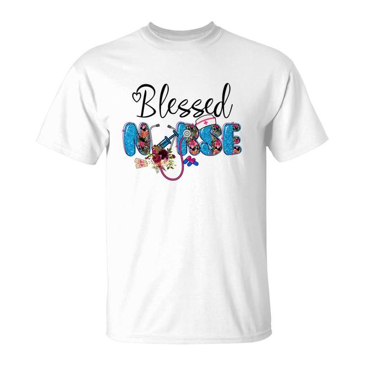 Blessed Nurse Life Great Gift For Human New 2022 T-Shirt