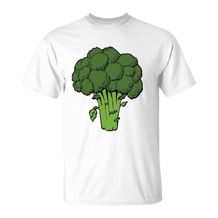 Broccoli Is Life Fun Graphic Vegetable T-Shirt
