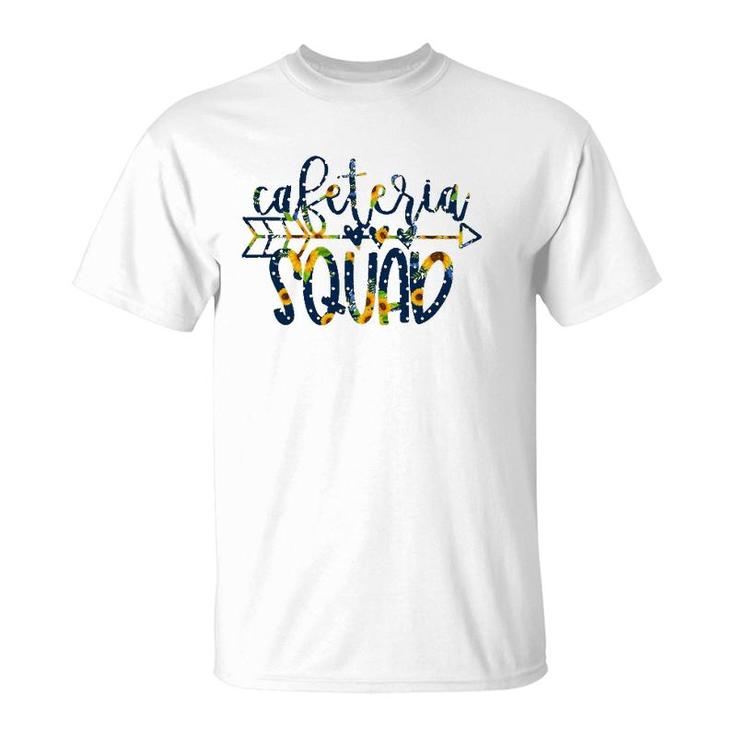 Cafeteria Squad Back To School Matching Group Sunflowers T-Shirt