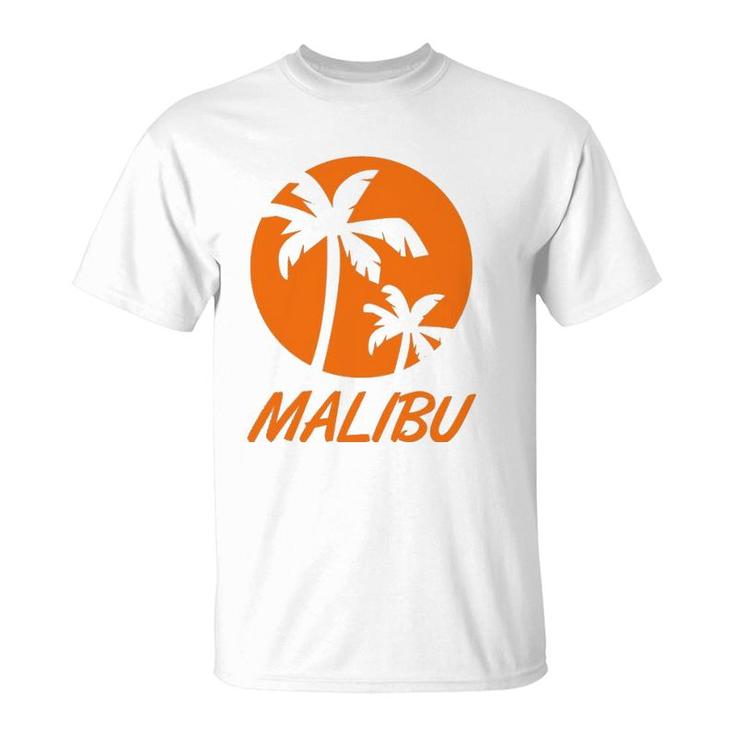California Palm Tree Malibu  T-Shirt