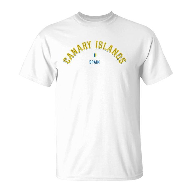 Canary Islands Spain - Vintage Holiday Travel Tenerife  T-Shirt