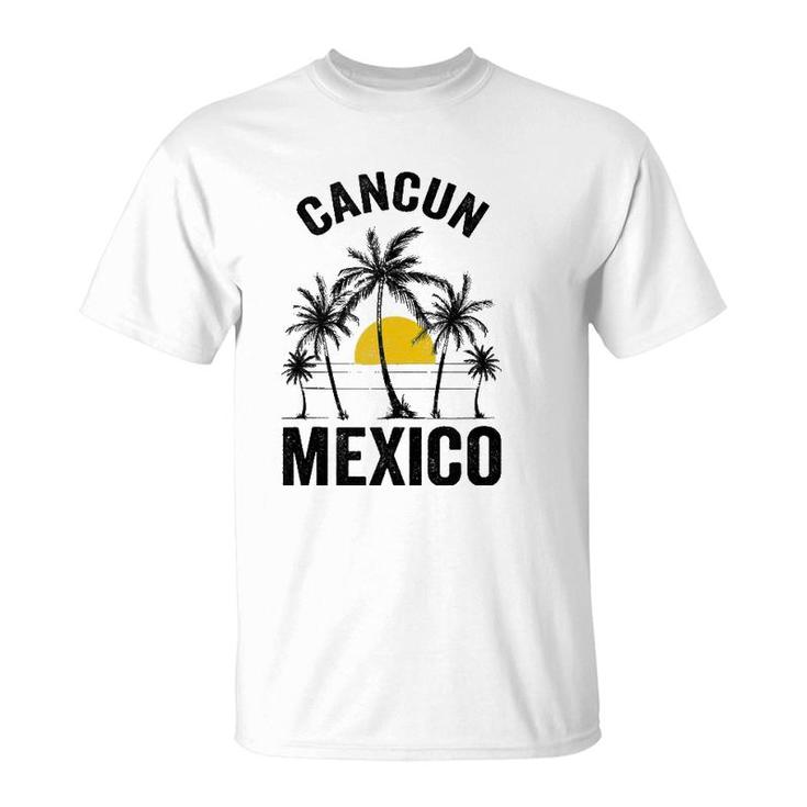 Cancun Beach Souvenir Mexico 2021 Vacation Family T-Shirt