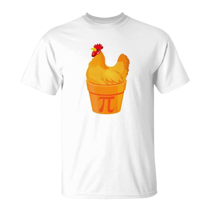 Chicken Pot Pie Pi Day  Mathematician Funny Math Gift T-Shirt
