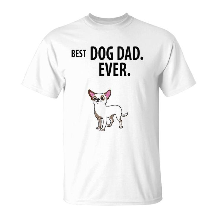 Chihuahua Best Dog Dad Ever Fun Chia Taco Pup T-Shirt