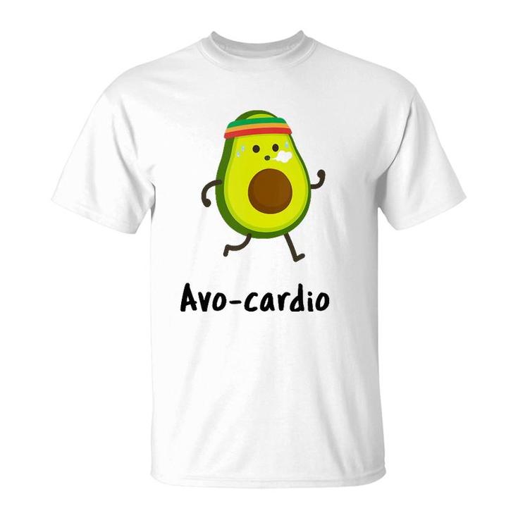 Cinco De Mayo Avo Cardio Funny Workout Jogging Running Pun  T-Shirt