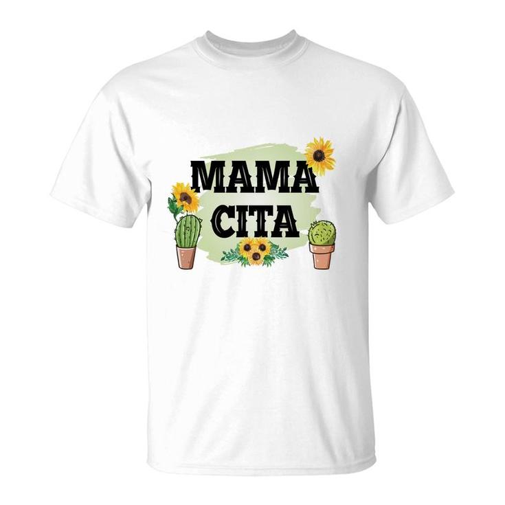 Cinco De Mayo Mama Cita Sunflower Yellow T-Shirt