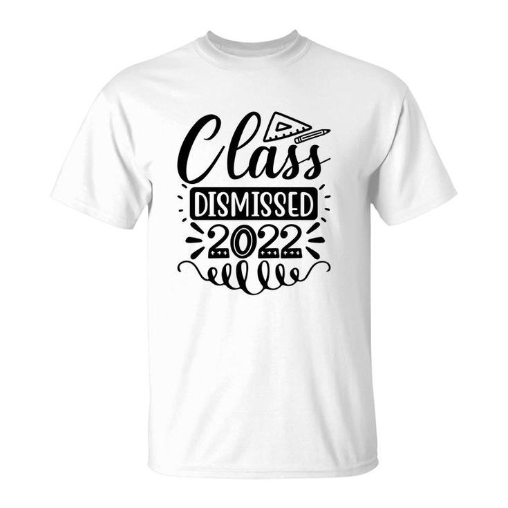 Class Dismissed Last Day Of School Full Black T-Shirt