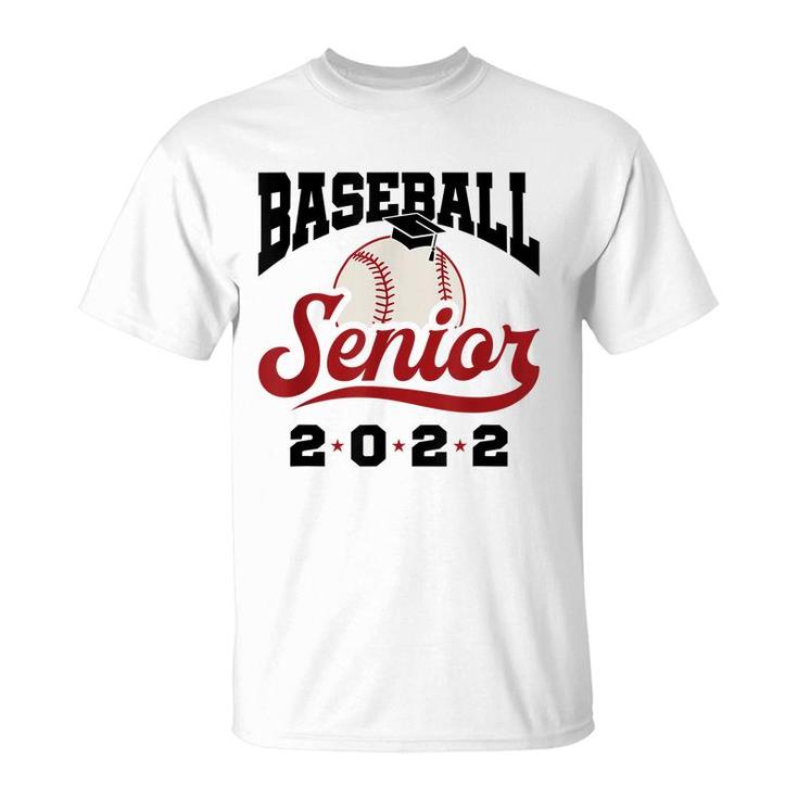 Class Of 2022 Baseball Senior Graduation Grad Graduate  T-Shirt