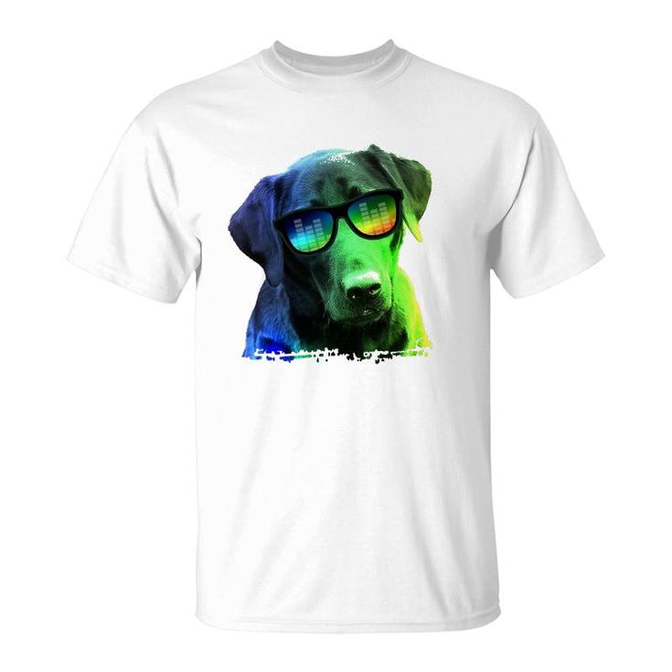Colorful Dog Retriever Labrador Pet Lovers Gift T-Shirt
