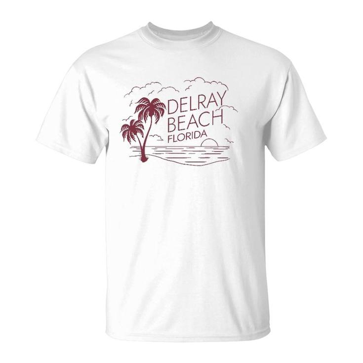 Delray Beach Florida Usa Vacation Souvenir T-Shirt