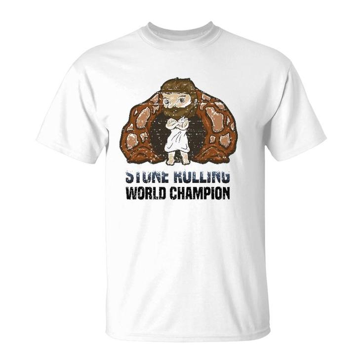 Easter Jesus Resurrection Stone Rolling Lets Roll T-Shirt