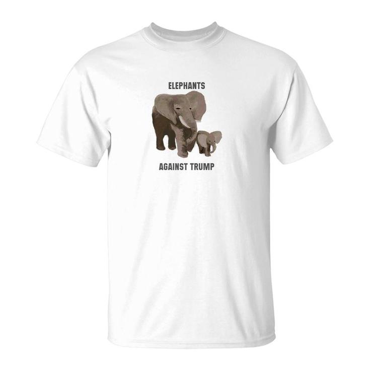 Elephants Against Trump Anti Trophy Hunting T-Shirt