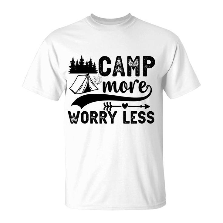 Explore Travel Lovers Camp More Worry Less T-Shirt