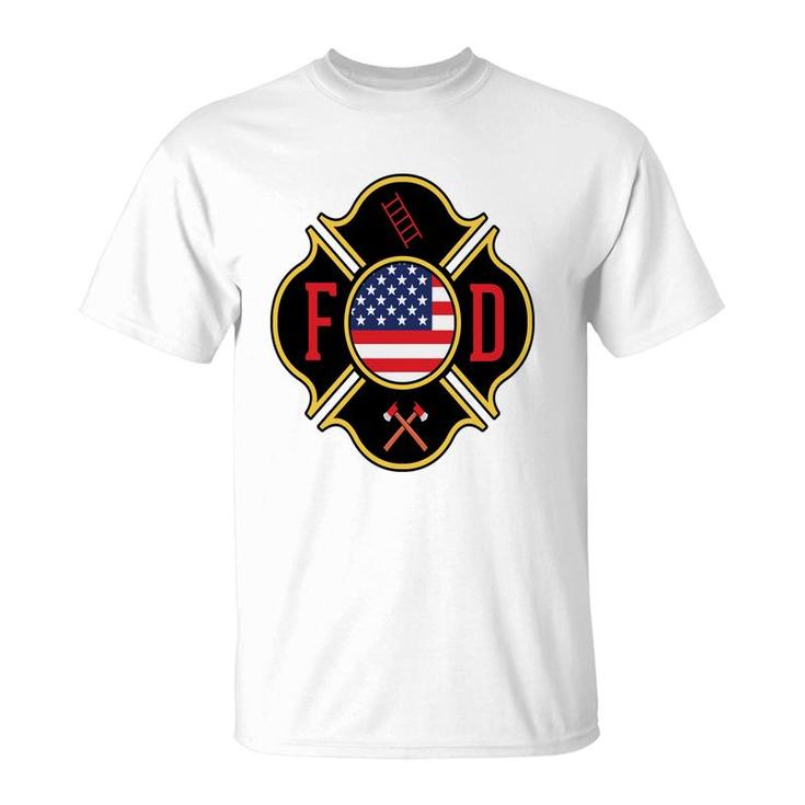 Fd For Life Firefighter Proud Job T-Shirt