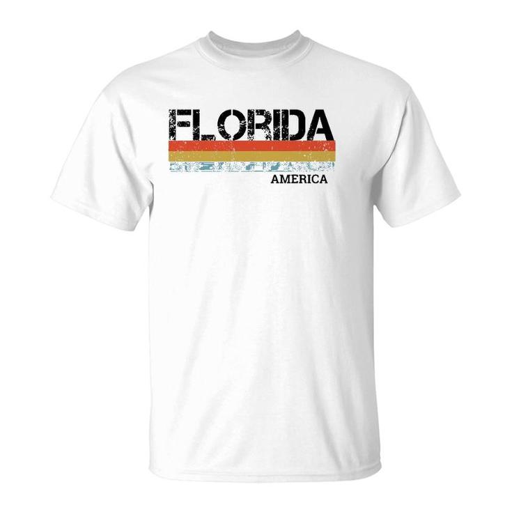 Florida Retro Vintage Stripes T-Shirt