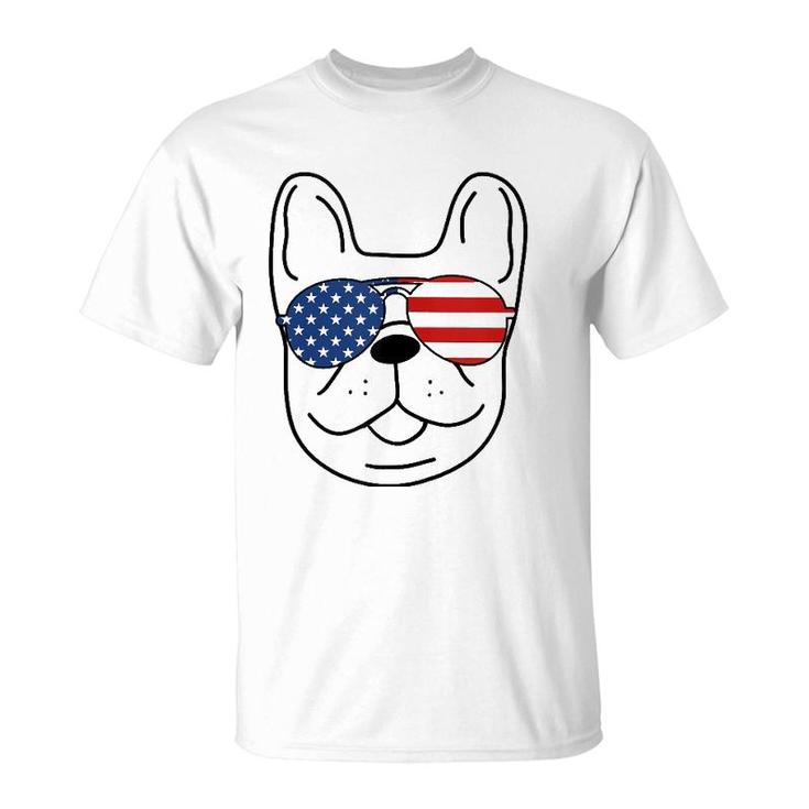 French Bulldog 4Th Of July Independence Day  T-Shirt