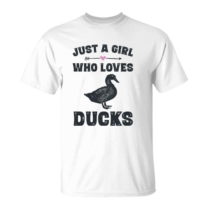Funny Duck  Gifts For Teen Girls Cute Duck T-Shirt