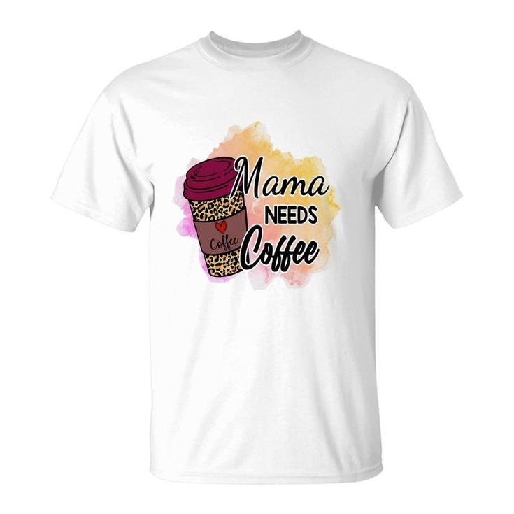 Funny Mama Needs Coffee Vintage Mothers Day T-Shirt