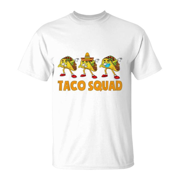 Funny Taco Squad  Cute Mexican Food Tacos Lover Kids  T-Shirt
