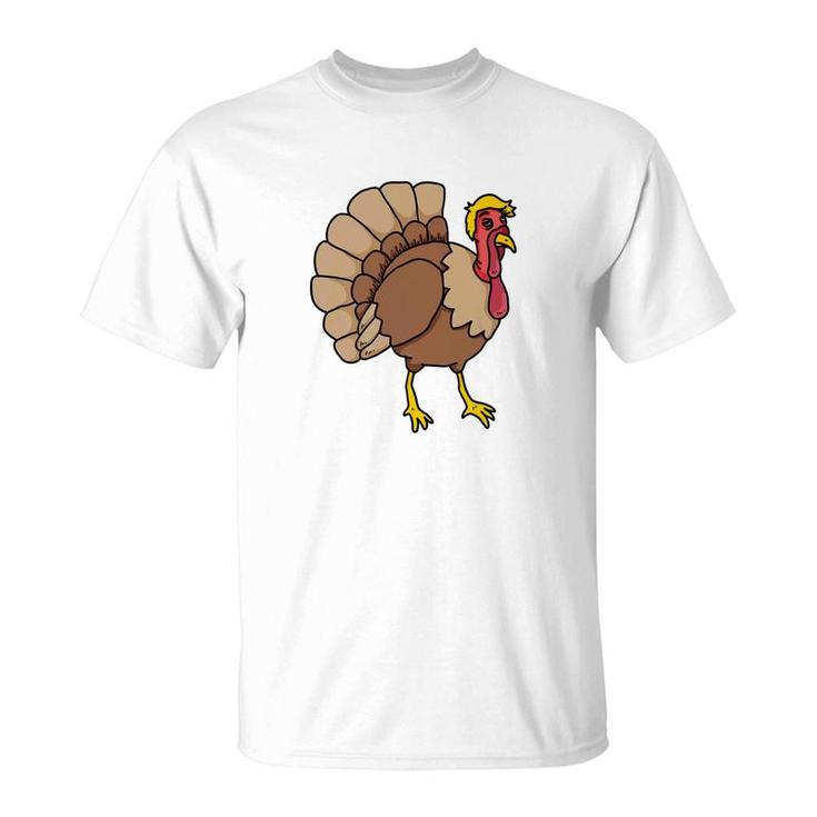 Funny Trumpkey Thanksgiving Turkey Trump Men Women 2 T-Shirt