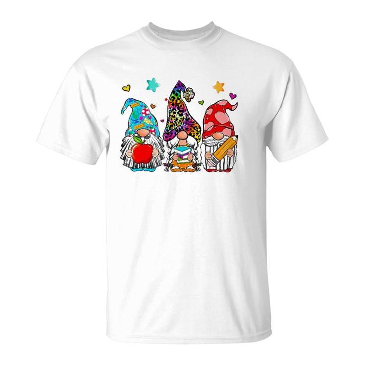 Gnome Back To School Teacher Student First Day Class Of 2021 Ver2 T-Shirt