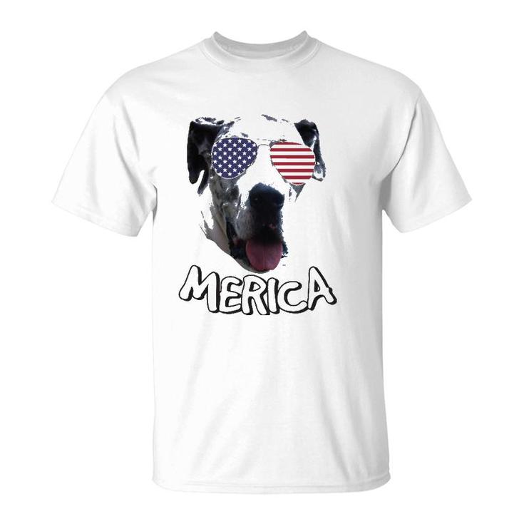 Great Dane Independence Day 4Th Of July T-Shirt