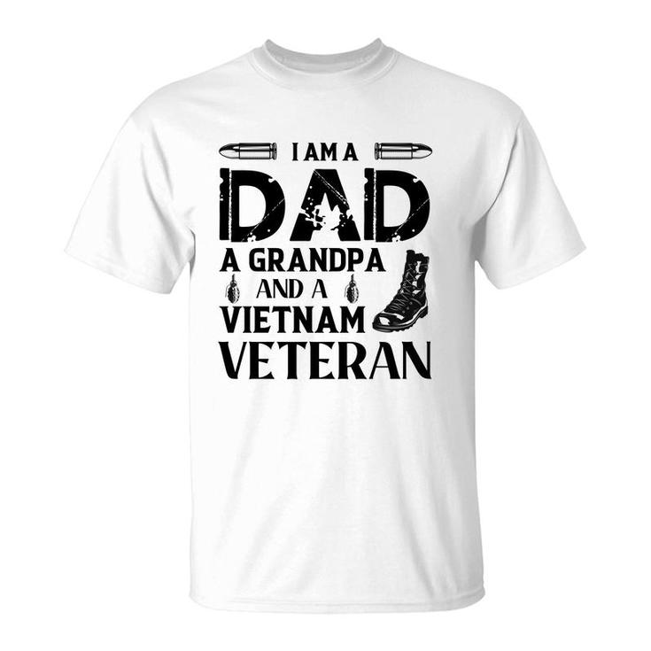 I Am A Dad Grandpa And A Vietnam Veteran Shoes T-Shirt
