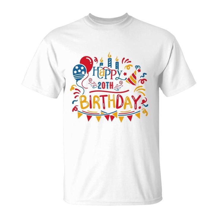 I Have Many Big Gifts In My Birthday Event  And Happy 20Th Birthday Since I Was Born In 2002 T-Shirt