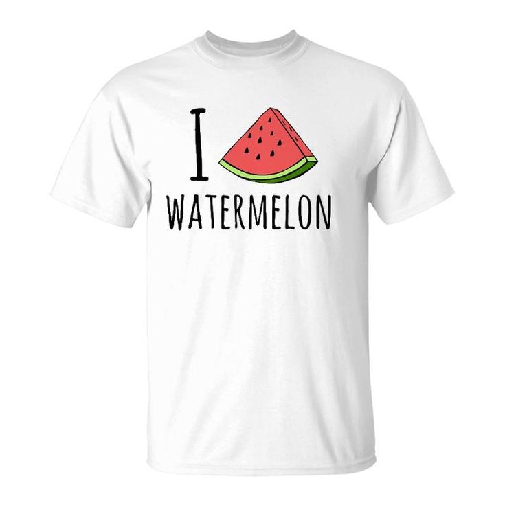 I Love Watermelon  Watermelon Lover T-Shirt