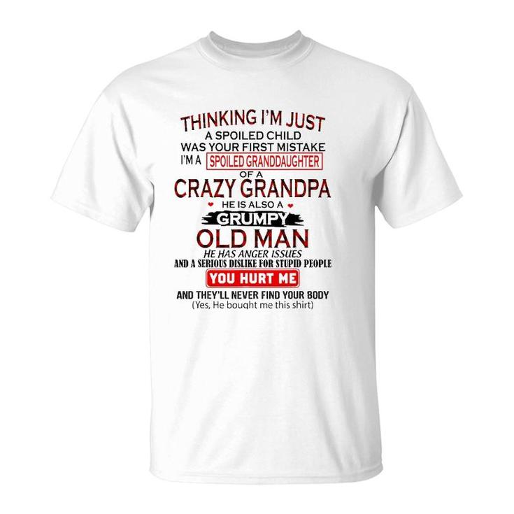 spoiled granddaughter t shirt