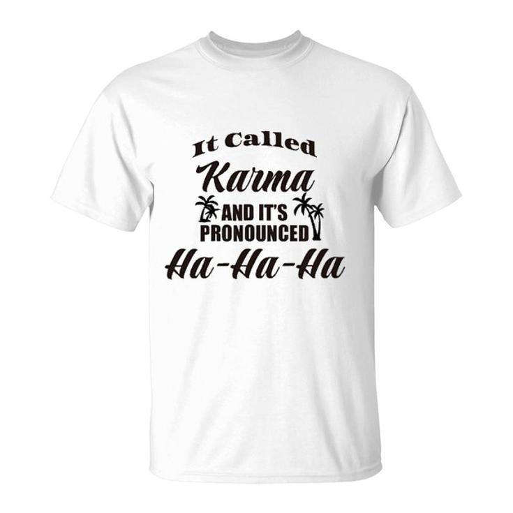 Karma Vacation Coconut Tree  Design 2022 Gift T-Shirt