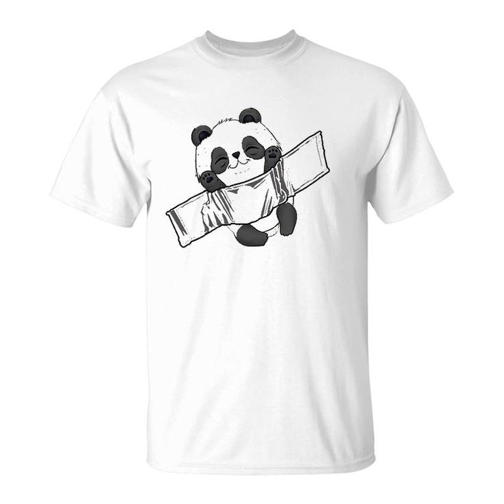 Kawaii Panda In Pocket Cute Panda Lover Gifts Kids Youth T-Shirt