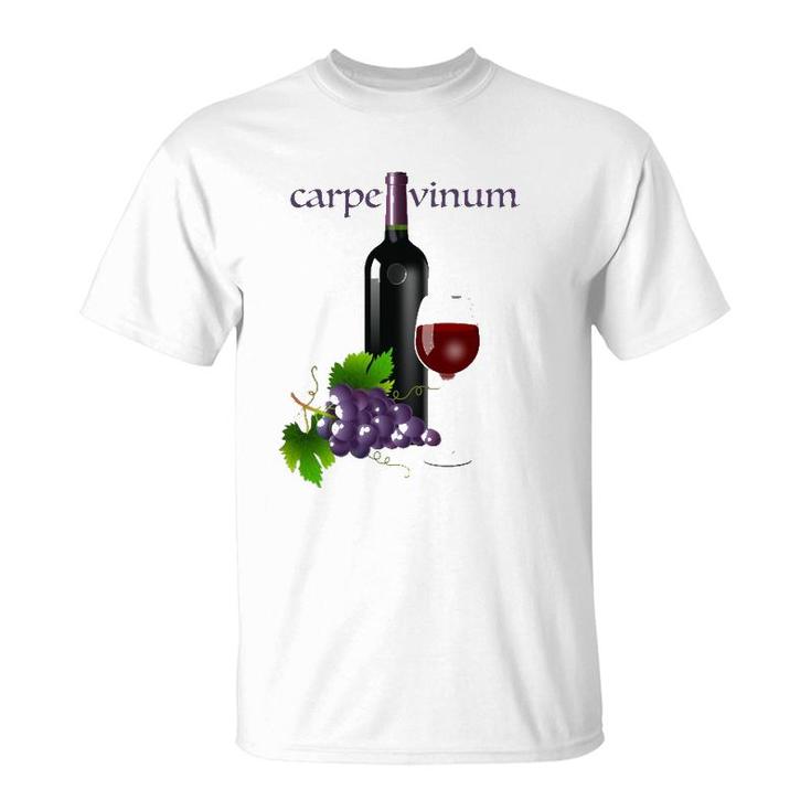 Latin Phrase - Carpe Vinum Seize The Wine T-Shirt