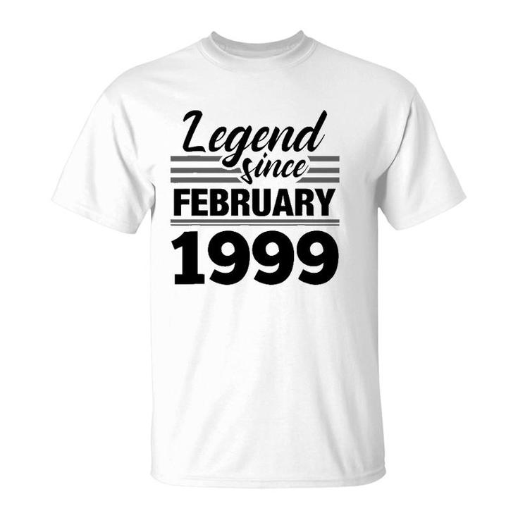 Legend Since February 1999 - 23Rd Birthday 23 Years Old T-Shirt